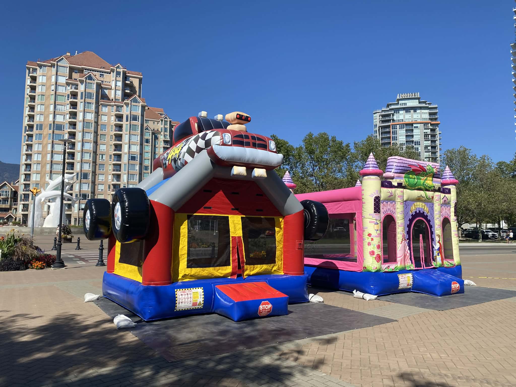 Bouncy castle rental Kelowna delivery and setup